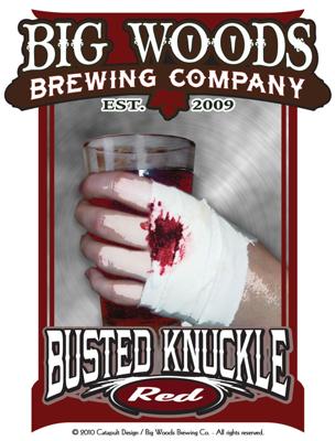Quaff On! (Big Woods) Busted Knuckle Red