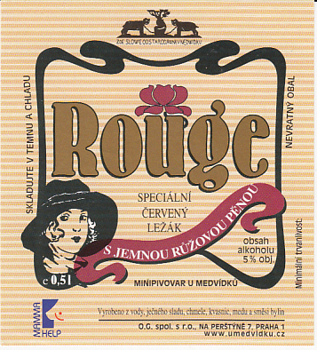 U Medvídků Rouge (Růženka/Rosie)