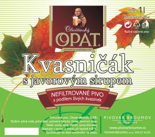 Opat Kvasničák s Javorovým Sirupem