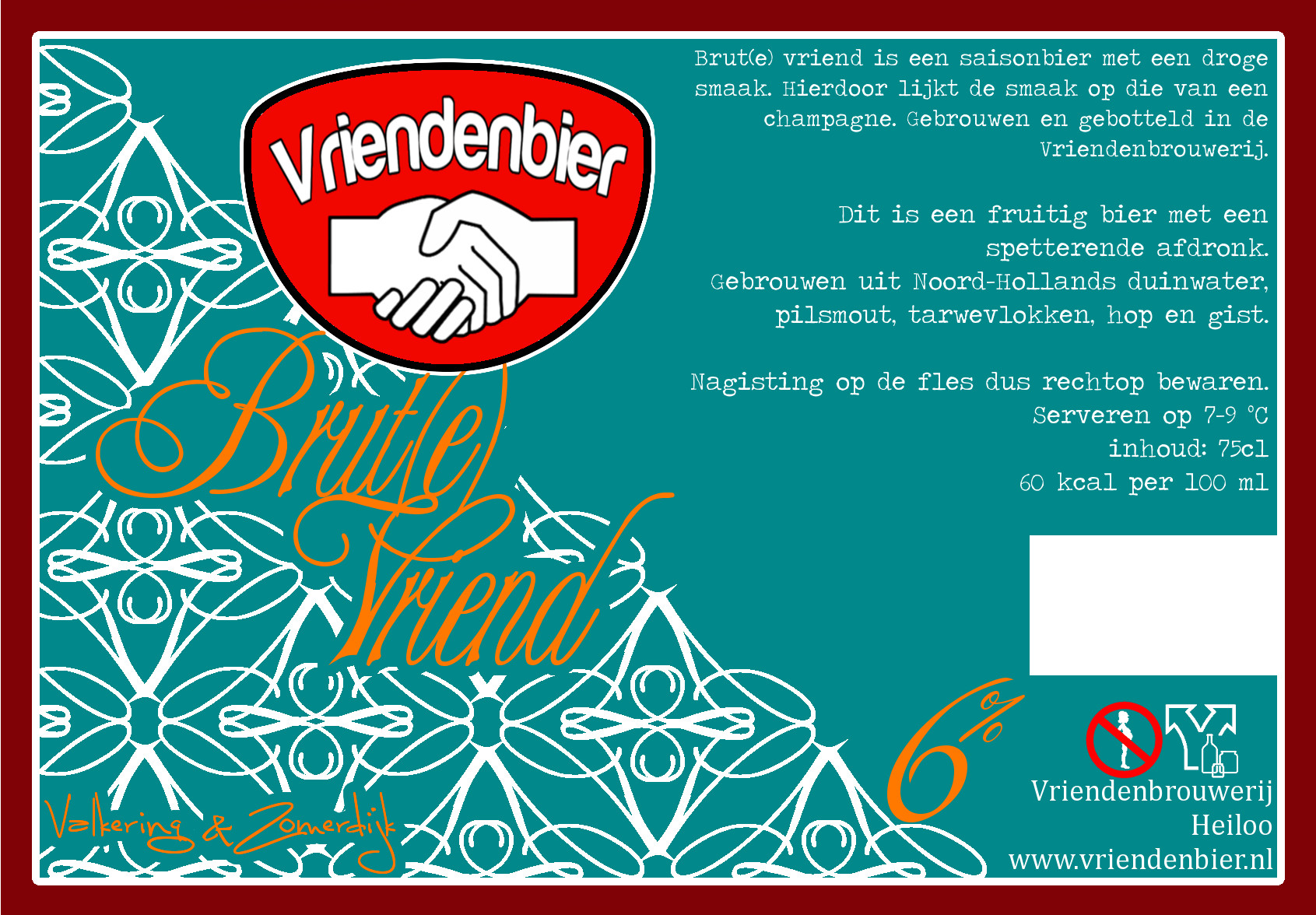 Vriendenbier Brut(e) Vriend