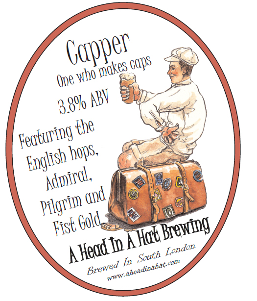 A Head in a Hat Capper