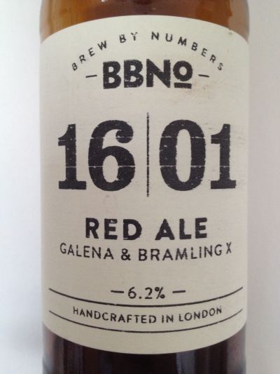 Brew By Numbers 16/01 Red Ale - Galena & Bramling X
