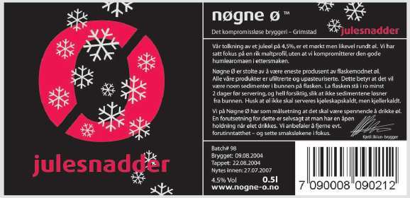 Nøgne Ø Julesnadder (2003-2007)