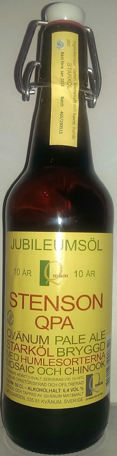Qvänum Stenson QPA