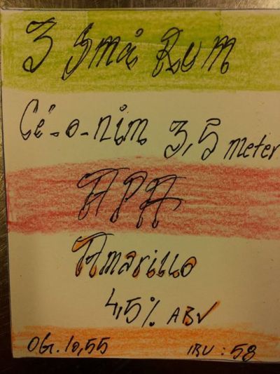 3 små rum 3,5 m APA Amarillo