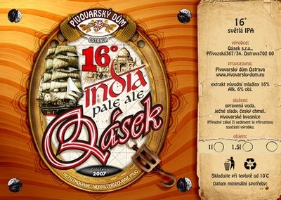 Qásek IPA 16° India Pale Ale