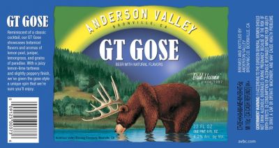 Anderson Valley G&T Gose