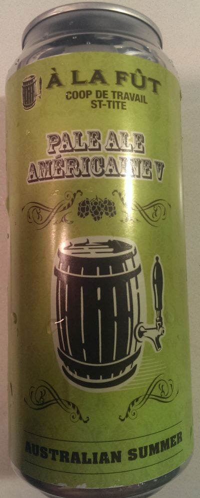 À La Fût Pale Ale Américaine V