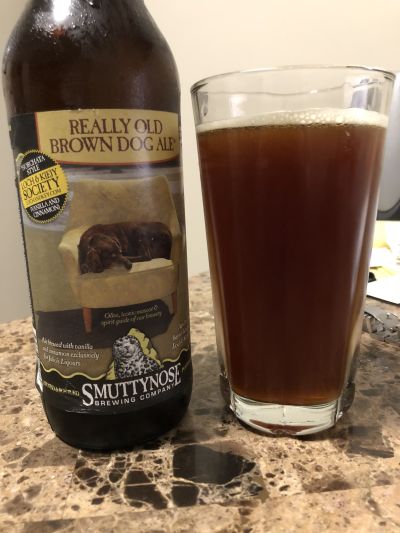 Smuttynose Julio's Barrel Aged Really Old Brown Dog W/ Cinnamon and Vanilla