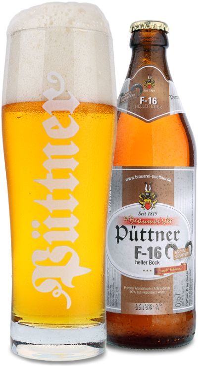 Püttner-Bräu F-16 Heller Bock