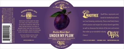 Quaff Bros. Under My Plum