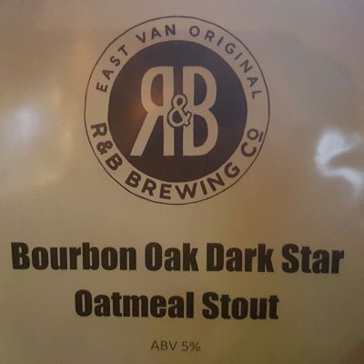 R&B Dark Star Oatmeal Stout - Bourbon Oak (Dark Rockstar)