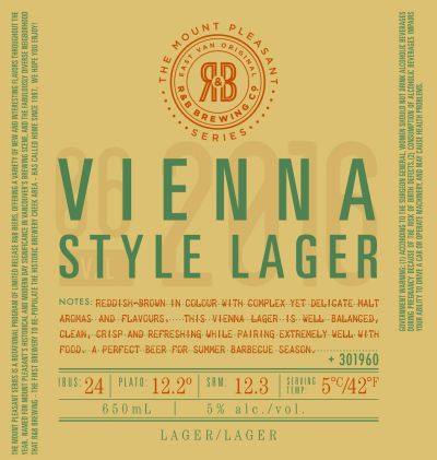 R&B Vienna Lager