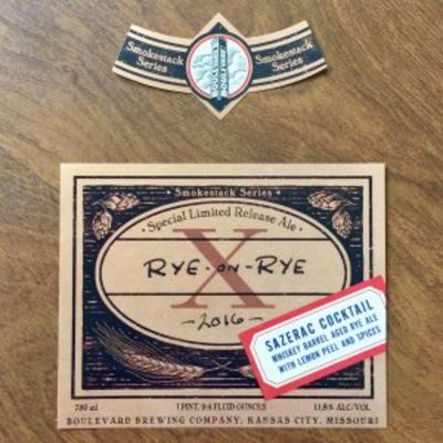 Boulevard Smokestack Series: Rye-on-Rye X – Sazerac