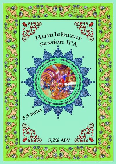 3 små rum 3,5 m Humlebazar Session IPA