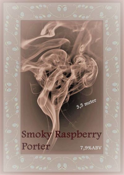 3 små rum 3,5 m Smoky Raspberry Porter