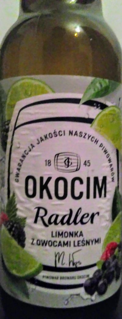 Okocim Radler Limonka z Owocami Leśnymi