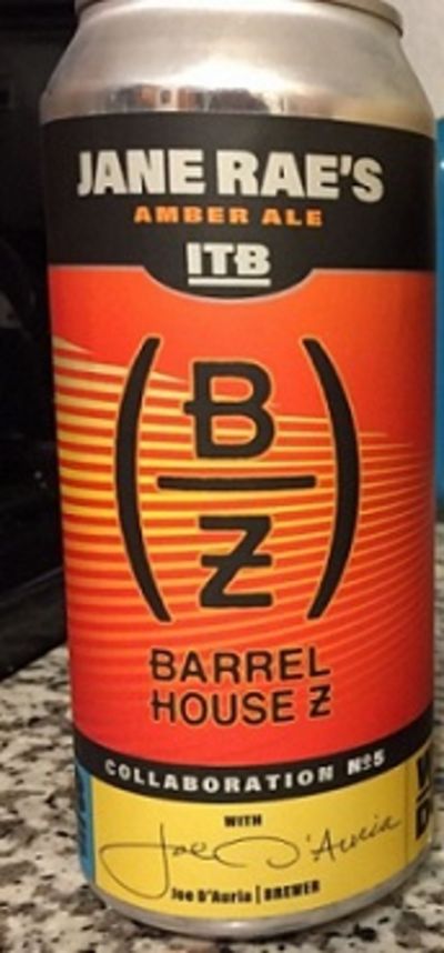 Barrel House Z Jane Rae's Amber Ale - ITB