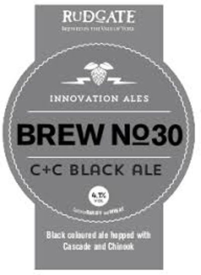Rudgate Brew No. 30 - C+C Black Ale