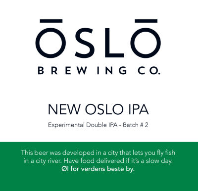 Oslo Brewing Co. New Oslo IPA v.2 (Batch #2)