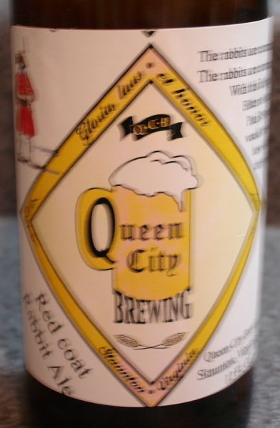 Queen City Red Coat Rabbit Ale