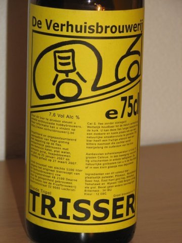 Verhuisbrouwerij Trisser Blonde Tripel  (I-XV)