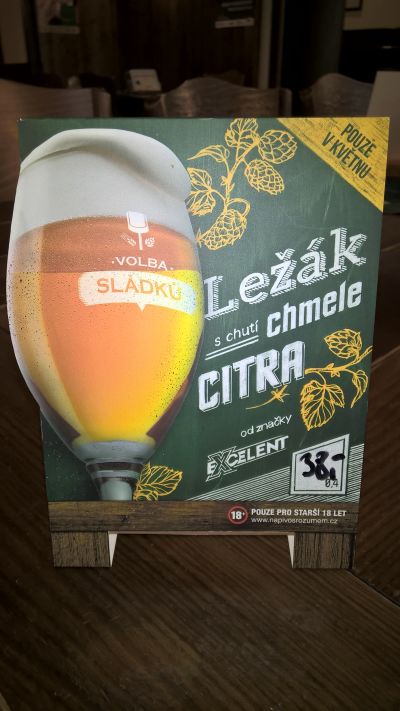 Volba Sládků Excelent Ležák s chutí chmele Citra