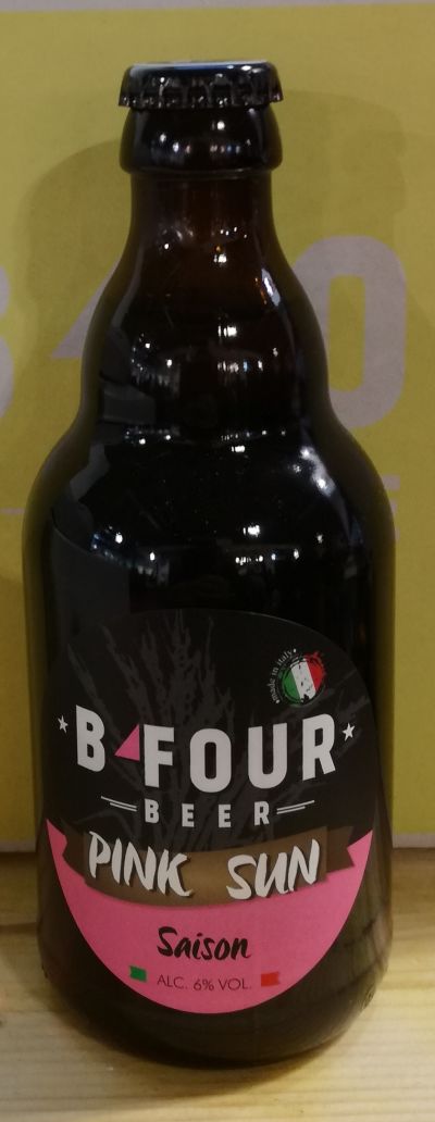 B Four Beer Pink Sun Saison
