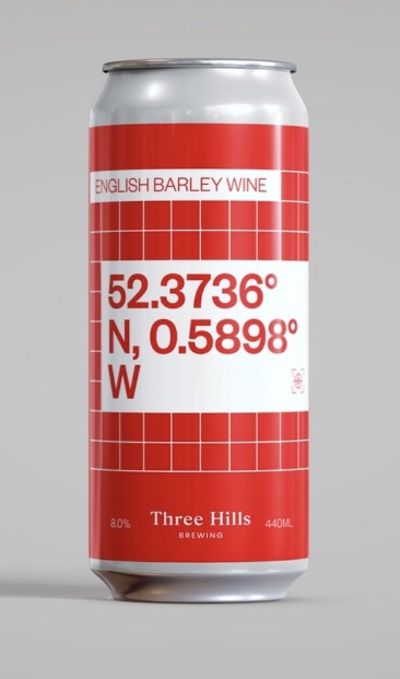 Three Hills 52.3736 N, 0.5898 W - English Barley Wine