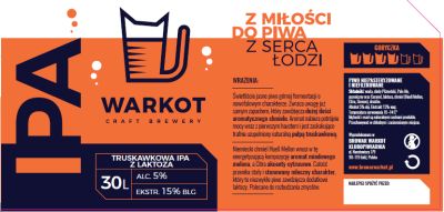 Warkot Truskawkowa IPA z laktoza