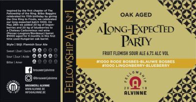 Alvinne Fellowship 2018 Ale n°1 - A Long-Expected Party