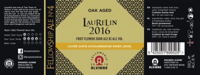 Alvinne Fellowship 2018 Ale n°4 - Laurelin 2016