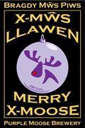 Purple Moose Merry X-Moose / X-Mws Llawen