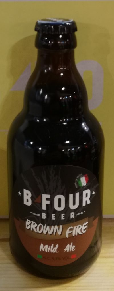 B Four Beer Brown Fire