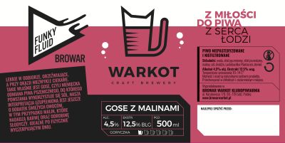 Warkot / Funky Fluid Gose z malinami