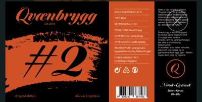 Qvænbrygg #2 Engelsk Bitter