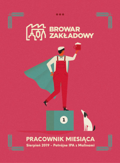 Zakładowy Pracownik Miesiąca - Sierpień 2019 - Potrójne IPA z Malinami