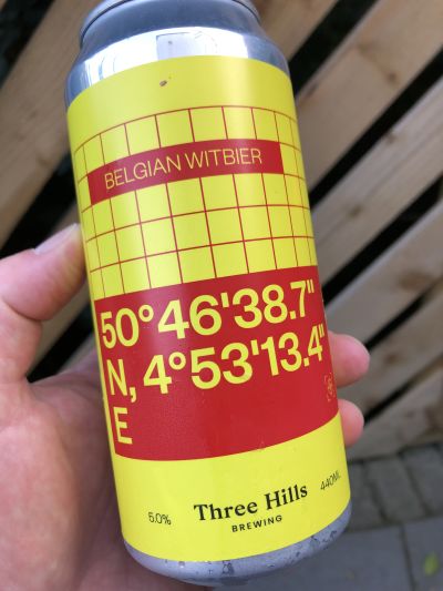 Three Hills 50°46’38.7”N,4°53’13.4”E - Belgian Witbier