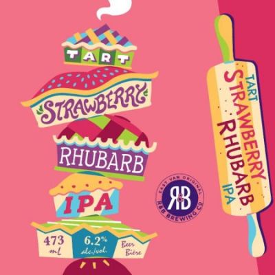 R&B Tart Strawberry & Rhubarb IPA