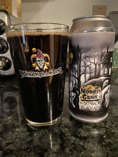 Three 3's Moonlit Grave Oatmeal Black Ale