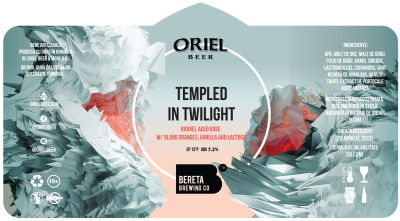 Oriel / Bereta Templed In Twilight BA (w Blood Orange, Vanilla And Lactose)