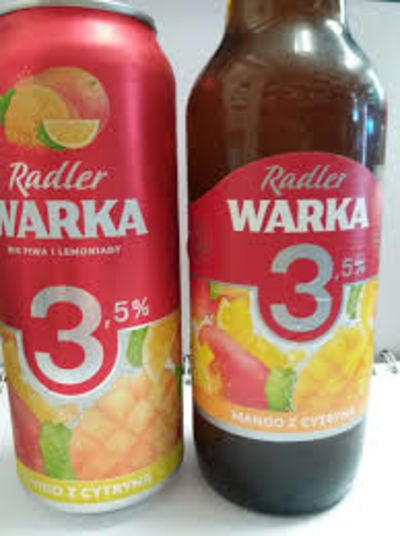 Warka Radler 3,5% Mango z cytryną