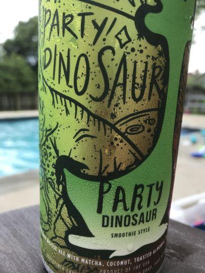 Oozlefinch Party Dinosaur w/ Matcha, Coconut, Toasted Almond, Vanilla