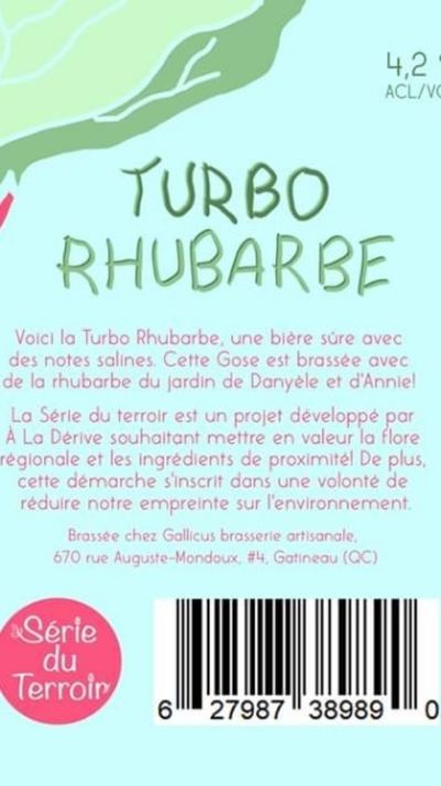 À La Dérive Turbo Rhubarbe