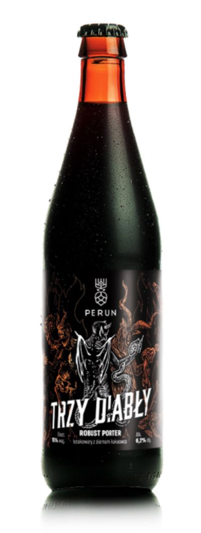 Perun Trzy Diabły Robust Porter Leżakowany z Ziarnami Kakaowca