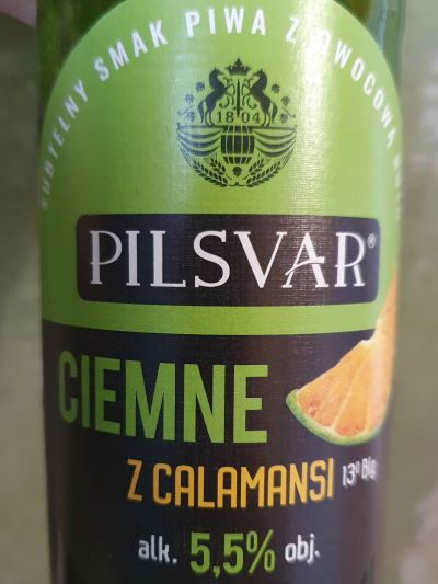 Pilsvar Ciemne Z Calamansi