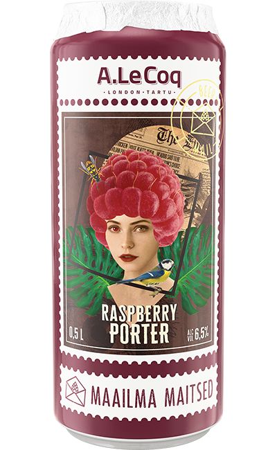 A. Le Coq Beer Mail Raspberry Porter
