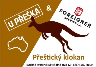 U Přeška / Foreigner Brewing Přeštický klokan