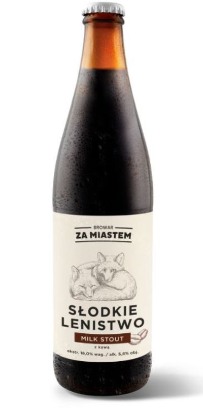 Za Miastem Słodkie Lenistwo (Milk Stout z kawą)